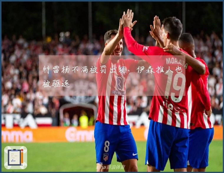 特雷杨不满被罚出场，伊森推人也被驱逐